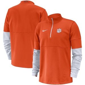 Clemson Tigers Nike Coaches Zip Pullover Jacket